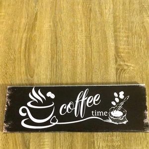 Vintage Canvas  Coffee sign